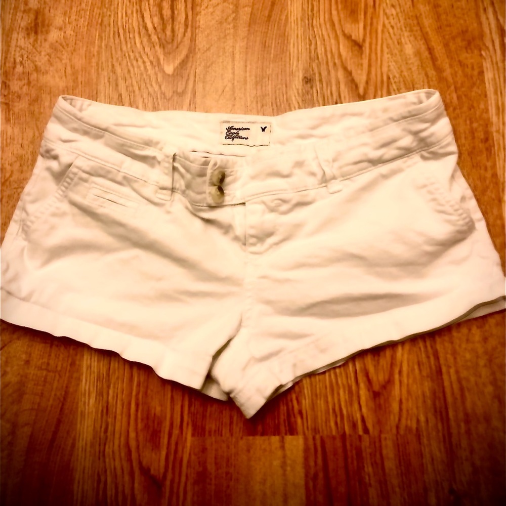 American Eagle White Shorts
